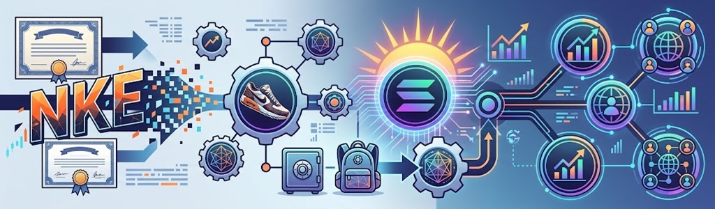 Las acciones NKE de Nike ya están disponibles en Solana a través de Sunrise, con Backpack Securities como emisor.