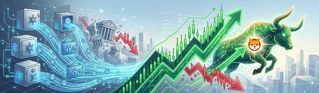 Shiba Inu registró un flujo neto negativo de 202.237 millones de tokens