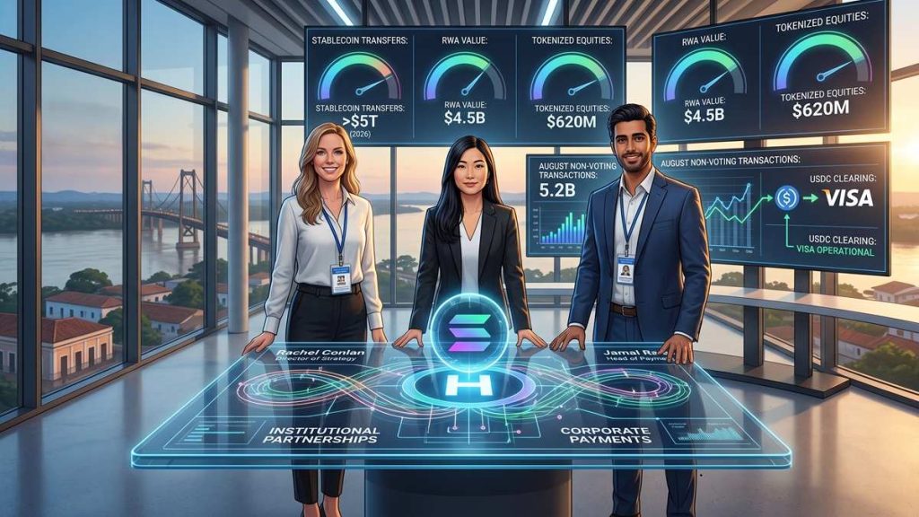 Solana incorpora a exejecutivos de Binance y Polygon