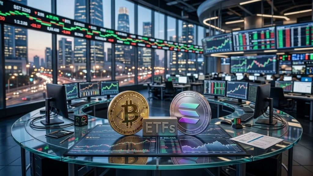 Los ETF de Solana baten récord con $188M; los ETF de Bitcoin atraen $2.39B semanales