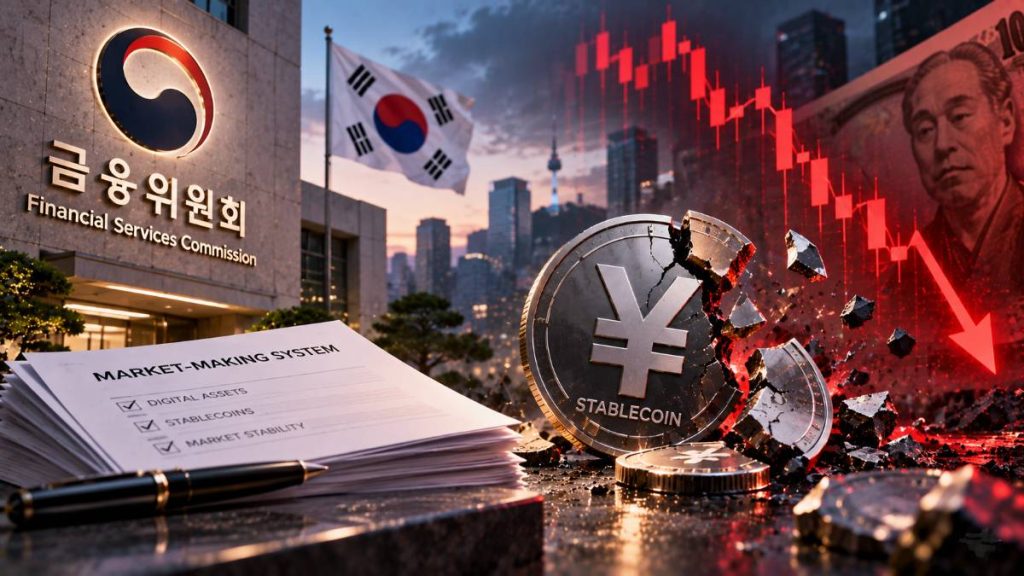 La FSC de Corea del Sur estudia permitir market makers cripto tras la fuerte distorsión de JPYC, que expuso problemas de liquidez y mercado.