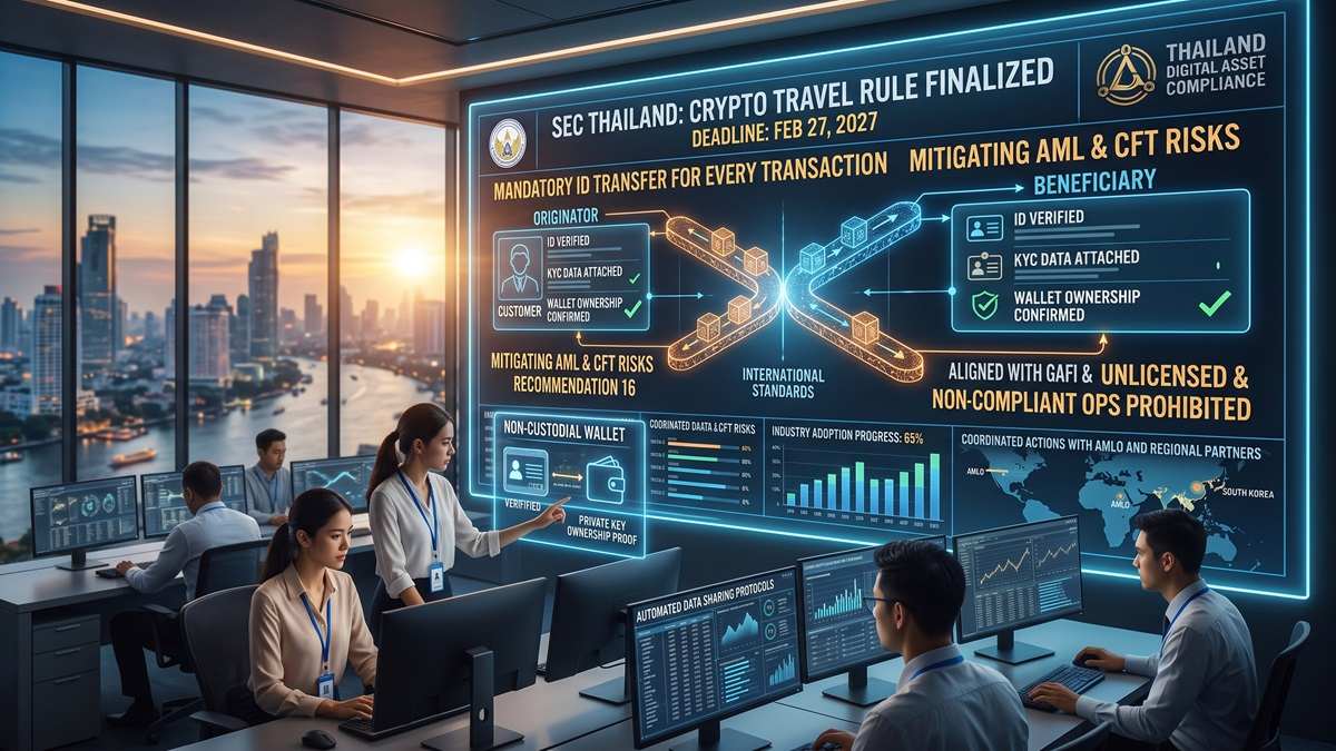 Tailandia-Travel Rule para criptomonedas