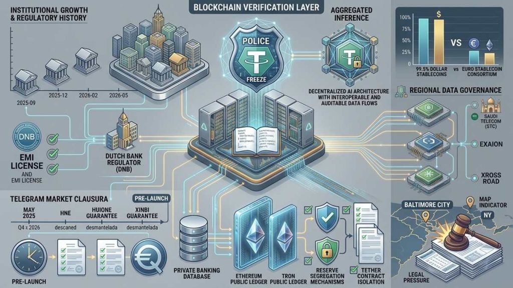 USDT congelados en billeteras vinculadas a Xinbi