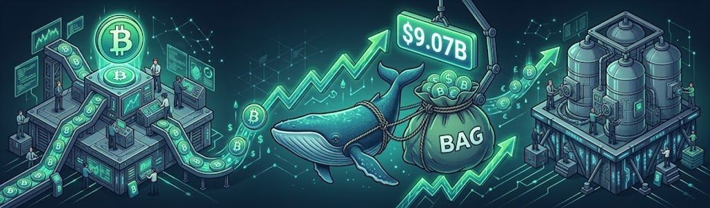 Las ballenas de Bitcoin a corto plazo alcanzaron $9.07 mil millones en ganancias no realizadas, antes de retroceder hasta $7.51 mil millones.