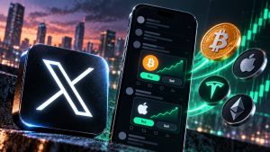 X lanza su programa Cashtag en EE.UU. y conecta acciones, ETF y criptomonedas directamente con plataformas como Coinbase y Kraken.