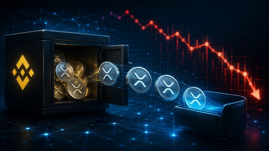 Las reservas de XRP en Binance caen a su menor promedio mensual desde 2024 tras la salida de unos 500M de tokens.
