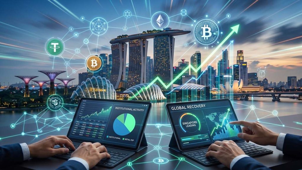 La actividad cripto en Singapur alcanzó 284.000 millones de dólares a junio de 2026,