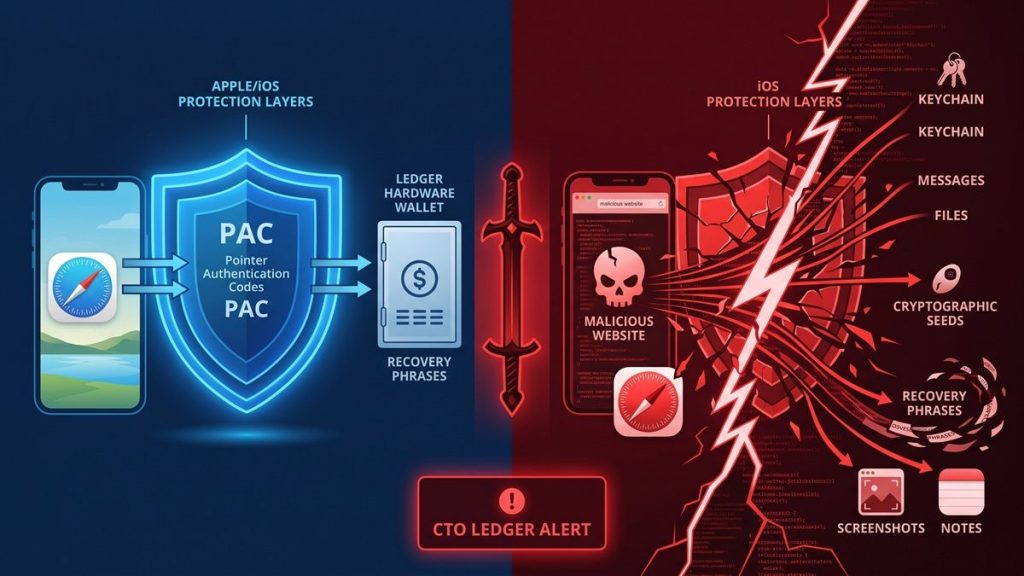 TO de Ledger alerta sobre un ataque a Safari mediante DarkSword