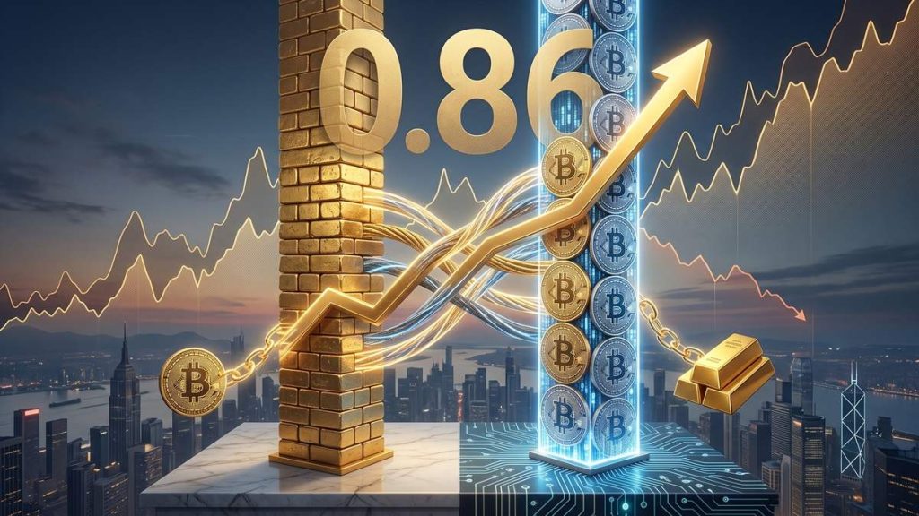 correlación de Bitcoin y el oro
