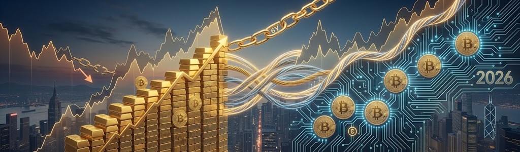 correlación de Bitcoin y el oro