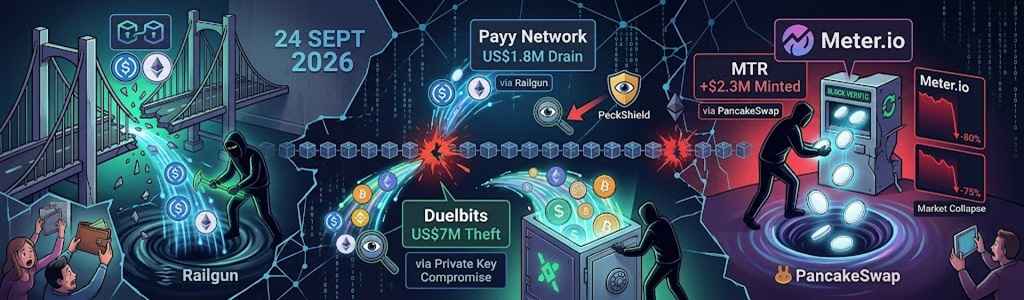 Tres exploits en DeFi sustrajeron más de $11 millones en 24 horas