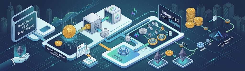 préstamos en USDC respaldados por Bitcoin