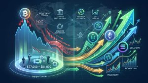 Bitfinex sitúa el rango de $77K–$81K como zona clave para Bitcoin