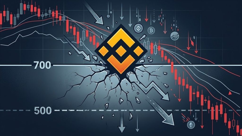 BNB Lucha Por Debajo De Los $700 Mientras Los Indicadores Técnicos Apuntan A Una Posible Caída Hasta Los $500