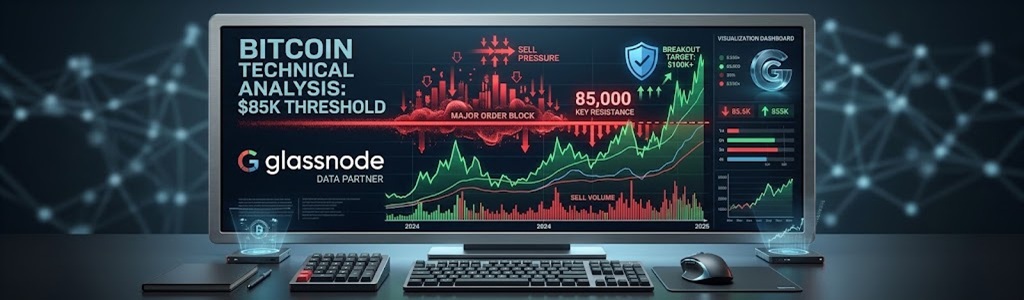 Glassnode identifica los $85.000 como una resistencia crítica para Bitcoin, donde los tenedores de largo plazo podrían aumentar las ventas durante una recuperación de precios.
