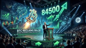 BTC Recupera Los $84.5K Mientras Michael Saylor Envía Una Poderosa Señal Alcista