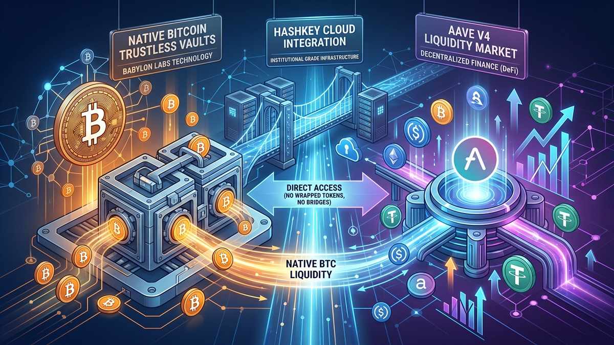 Babylon integra Trustless Bitcoin Vaults con HashKey Cloud y Aave