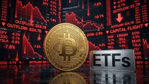 Los ETF de Bitcoin pierden $485M en su mayor salida diaria desde junio