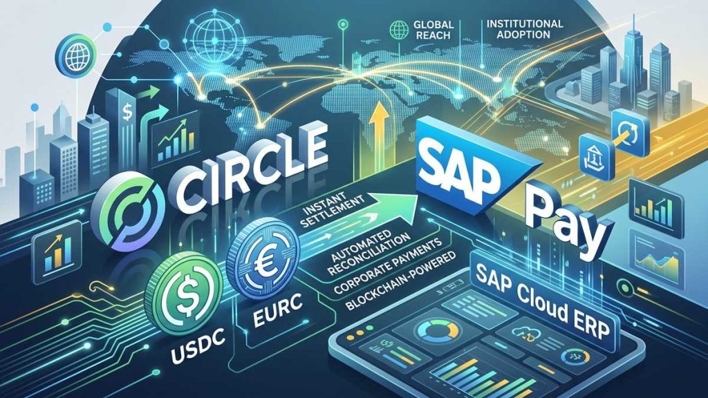 Circle y Tereina habilitan USDC y EURC en SAP Cloud ERP