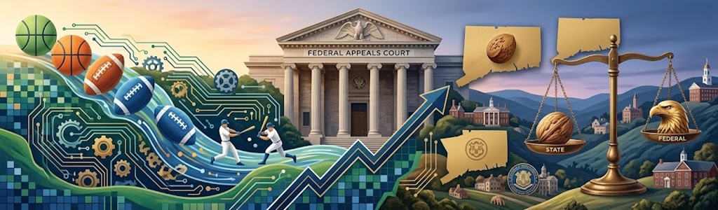 Coinbase ha apelado ante el Segundo Circuito un fallo de Connecticut relacionado con contratos sobre eventos deportivos, argumentando que los productos son swaps regulados por la legislación federal sobre materias primas.