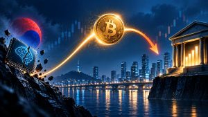 Bitcoin rebota tras caer bajo $81.000 mientras las acciones coreanas retroceden por temores sobre IA y el mercado espera resultados bancarios y el CPI.