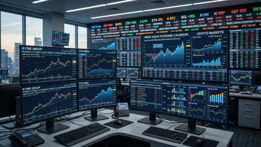 Los contratos de futuros de CME y los datos del PMI marcan la pauta para la semana cripto