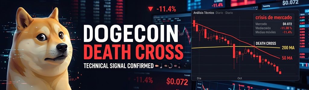 Dogecoin death cross