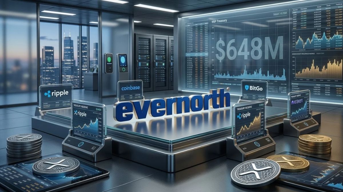 Evernorth se asocia con Ripple, Coinbase, BitGo y Kraken para gestionar una tesorería de $648M en XRP