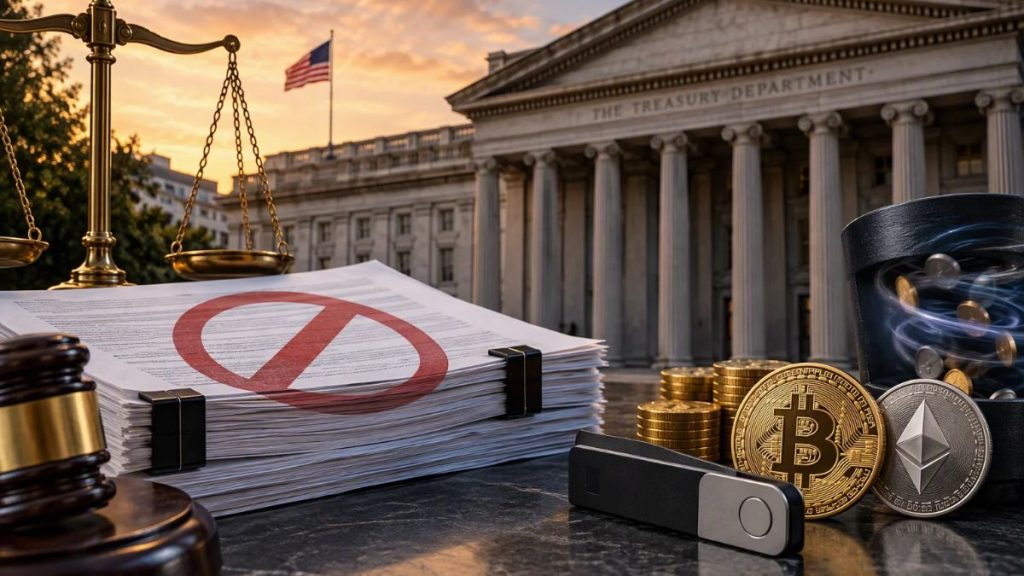 El Tesoro de EE.UU. desecha las reglas propuestas de reporte para wallets cripto y mezcladores