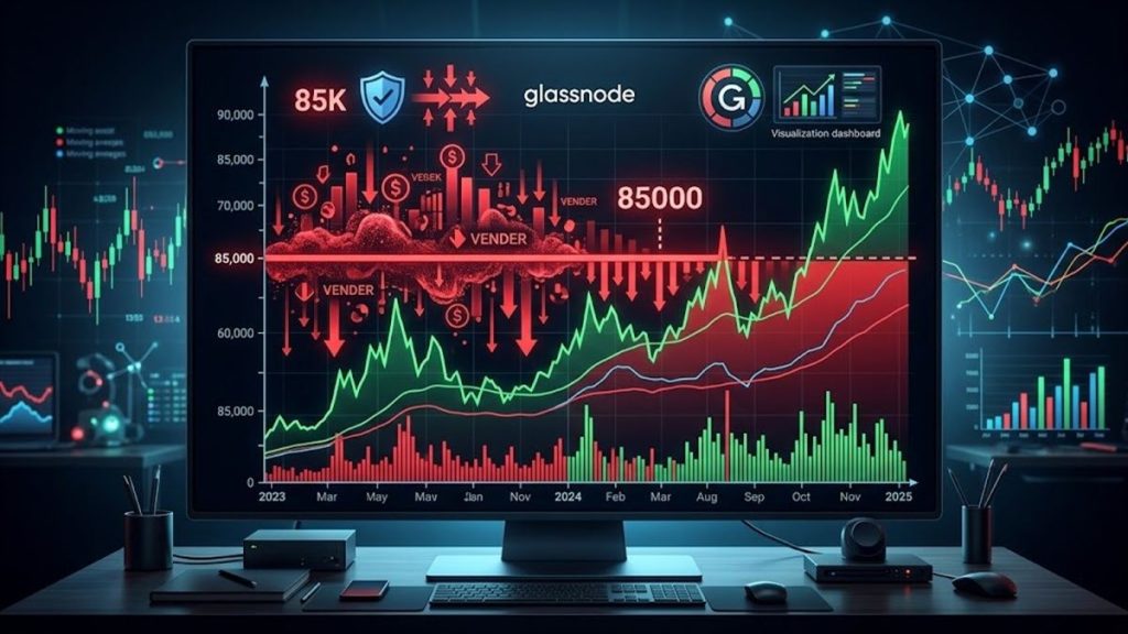 Glassnode Identifica los $85K Como Nivel Clave de Bitcoin Para Superar la Persistente Presión Vendedora