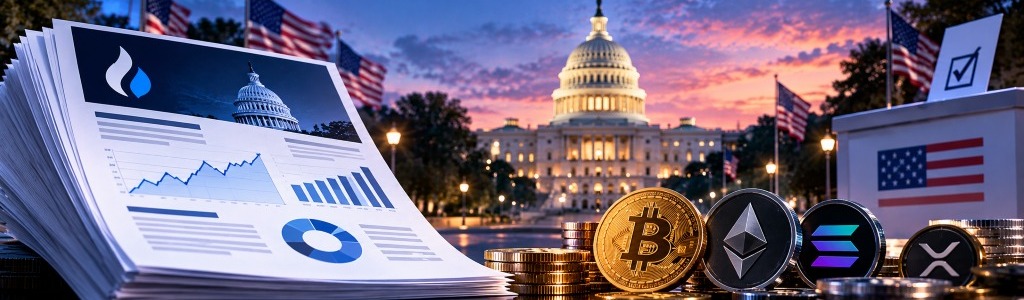 HTX Research sostiene que las elecciones de medio término de 2026 podrían modificar la legislación cripto