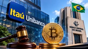 Itaú formaliza sus servicios de trading y custodia cripto ante el Banco Central de Brasil mediante la vía de notificación para bancos autorizados.
