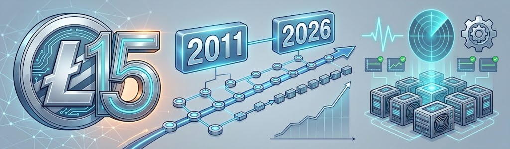 Litecoin cumple 15 años de operación continua de su red mientras Zach Pandl, jefe de investigación de Grayscale, destaca a la criptomoneda veterana como una “altcoin OG”.