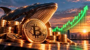Las wallets de Bitcoin con entre 100 y 10,000 BTC aumentaron durante el último mes, mostrando mayor actividad entre grandes holders.