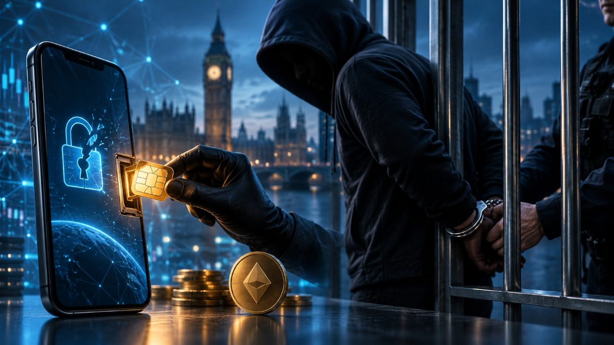 Ajay Shinjin recibe 30 meses de prisión en Londres por participar en ataques SIM swapping que permitieron robar casi £200,000 en criptomonedas.