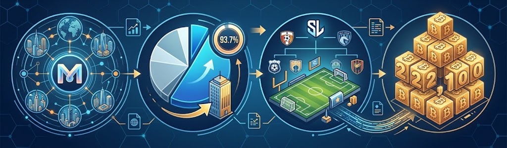 Los accionistas de Super League aprobaron una operación que otorgaría a Metaplanet una participación del 93,7%, respaldada por 2.100 BTC y $2,5 millones en efectivo.