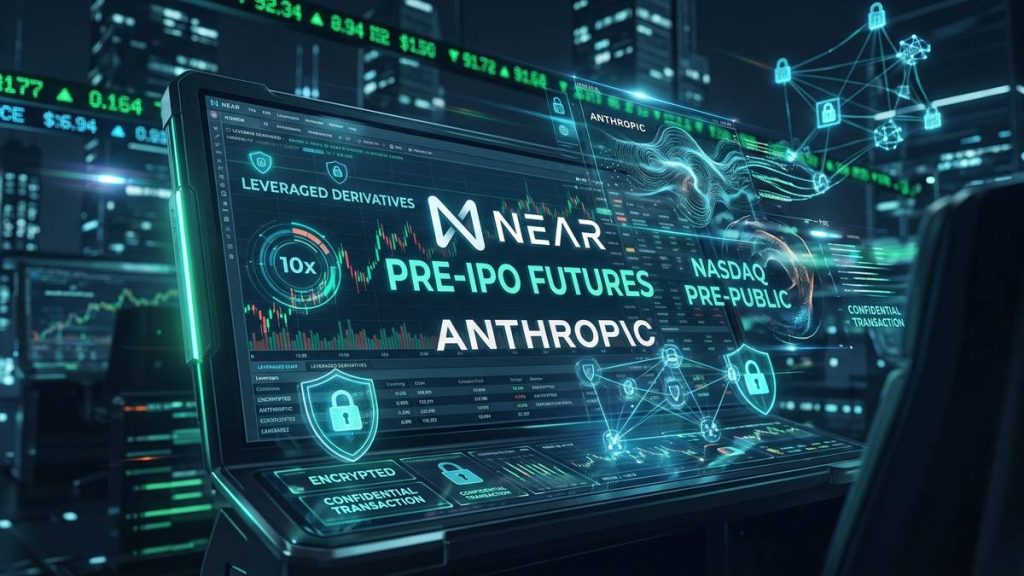 NEAR Protocol lanza futuros confidenciales pre-IPO vinculados a Anthropic