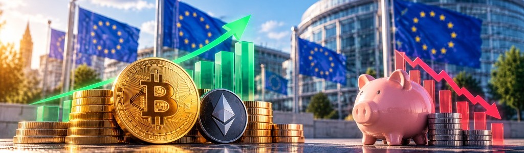 Los encuestados europeos situaron las criptomonedas por encima de las cuentas de jubilación