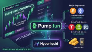Pump.fun integró el motor de Hyperliquid para habilitar contratos perpetuos en más de 300 mercados