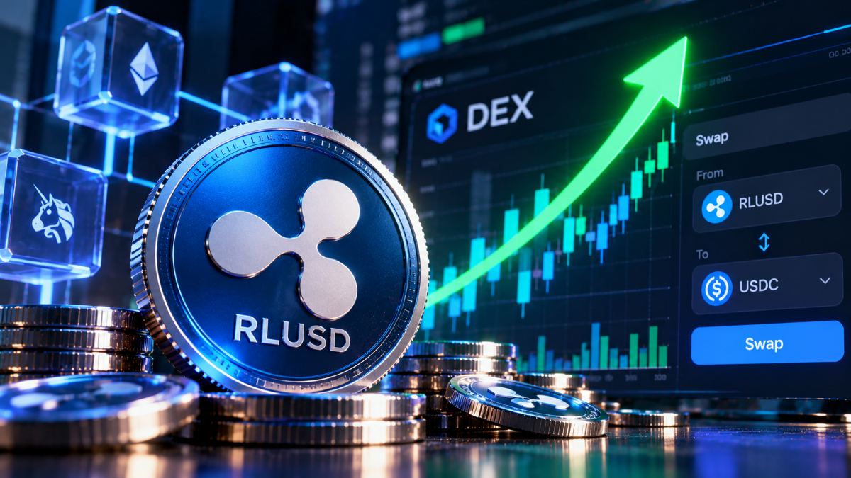 Ripple USD lideró el crecimiento semanal del volumen DEX con $199,4 millones adicionales, más del doble que USDG, mientras aumenta su actividad DeFi.