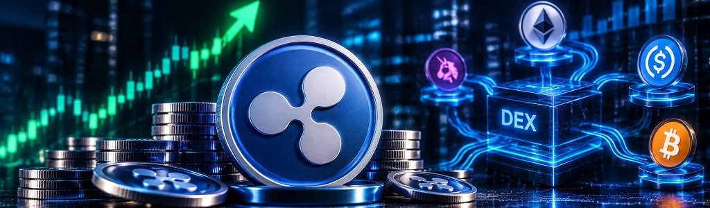 RLUSD lideró el crecimiento semanal del volumen DEX