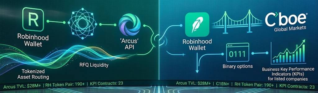 Robinhood contratos KPI e intercambios de tokens de acciones