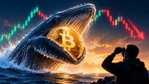 Las wallets de ballenas de Bitcoin alcanzan un récord de 20,338 mientras el funding negativo en Binance refleja mayor cautela entre traders.