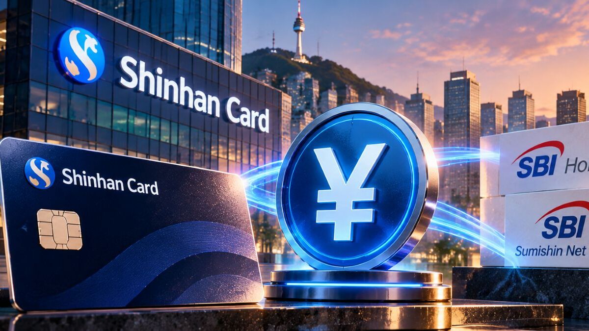 Shinhan Card se asocia con unidades de SBI para probar pagos con stablecoins en yenes, transferencias entre wallets y liquidaciones transfronterizas.