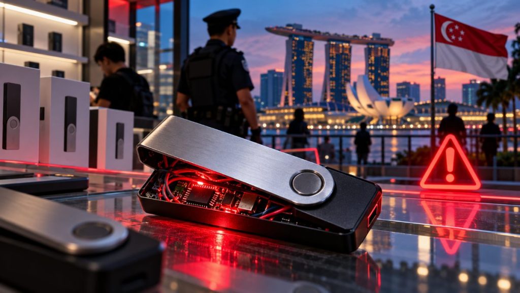 La Policía de Singapur alerta sobre wallets Ledger manipuladas tras al menos dos casos que provocaron pérdidas cripto de unos $3.5M.