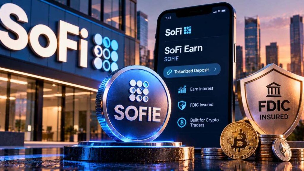 SoFi lanza SOFIE, un depósito tokenizado con 4,40% APY, seguro FDIC y conversión 1:1 a SoFiUSD para acceder a cripto.