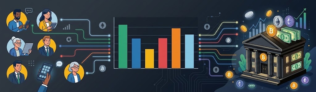 112 millones de estadounidenses tendrían más probabilidades de utilizar un banco que ofrezca servicios de criptomonedas, según el informe 2026 de la NCA.