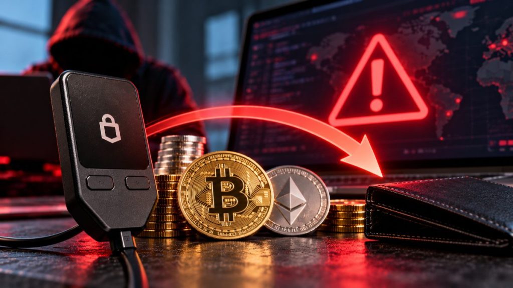 Trezor pide a clientes de CryptoBilis mover sus fondos a nuevas wallets tras un reporte creíble sobre un implante capaz de exponer las frases de recuperación.