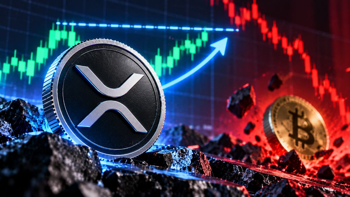 XRP prueba la resistencia de $1,30 mientras Bitcoin permanece bajo $80.000, mostrando fortaleza relativa ante la debilidad general del mercado cripto.