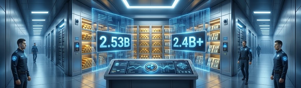 RLUSD alcanzó los $2.409 mil millones en circulación, mientras Ripple reportó $2.5315 mil millones en reservas al 24 de septiembre.